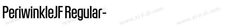 PeriwinkleJF Regular字体转换